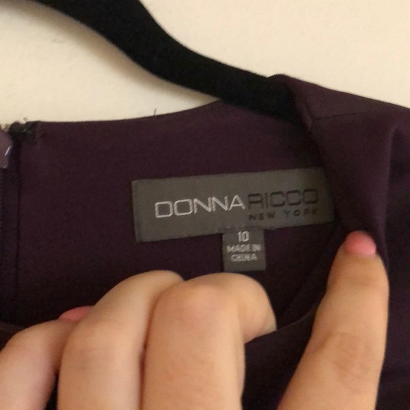 Purple cocktail dress - Picture 3 of 4